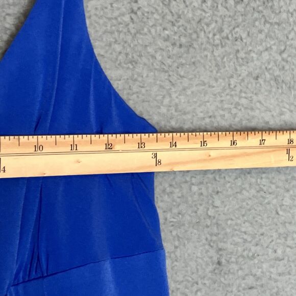 Laundry by Shelli Segal Royal Blue Dress Size 6 Strappy Celtic Knot Y2k - Picture 7 of 8